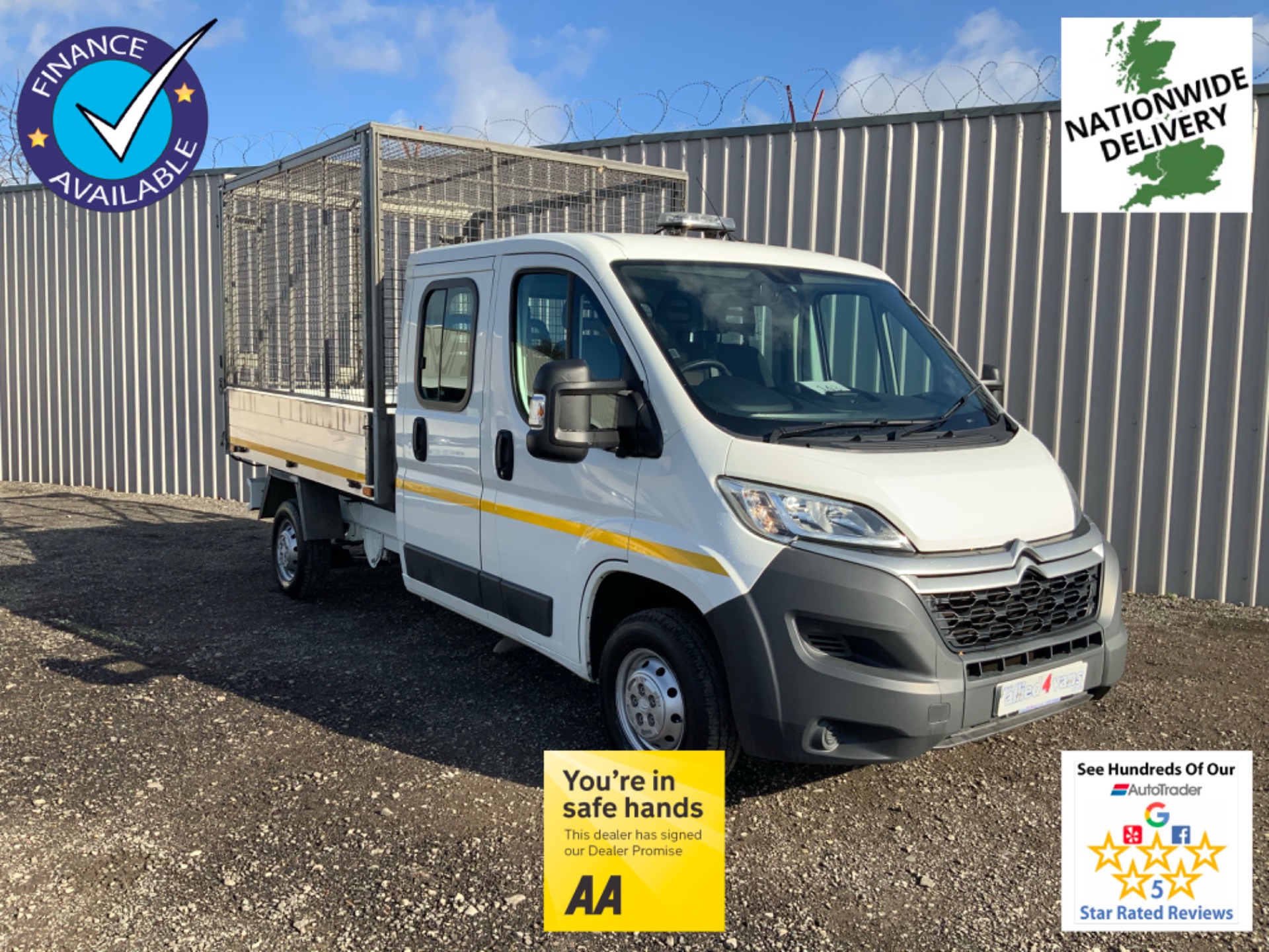crew cab tipper van for sale