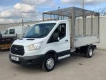 FORD TRANSIT 350 2.2 125 BHP EURO 5 ENGINE ALLOY CAGE TIPPER **RWD** **TWIN REAR WHEEL** 1350 KG PAYLOAD ** - 3100 - 3