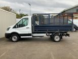 FORD TRANSIT 350 2.0 130 BHP SINGLE CAB CAGE TIPPER ** LOW MILEAGE **  - 3133 - 5