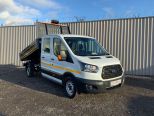 FORD TRANSIT 350 L3 2.0 130 BHP DOUBLE CAB ONE STOP ALLOY TIPPER ** EURO 6 ** LOW MILEAGE ** - 2655 - 9