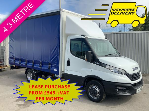 Used IVECO DAILY 2.3 35C14 140 PS 4.3 METRE - CURTAINSIDE - BUSINESS PACK + AIR CON for Sale