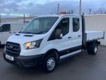 FORD TRANSIT 350 2.0 130 BHP DOUBLE CAB ONE STOP ALLOY TIPPER ** EURO 6 ** LOW MILEAGE ** - 3196 - 3