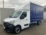 RENAULT MASTER 2.3 DCI  145 BHP 4.1 METRE CURTAINSIDE **EURO 6.3 ** IN STOCK **AIR CON ** CRUISE ** - 2867 - 5