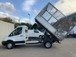 FORD TRANSIT 350 2.2 125 BHP EURO 5 ENGINE ALLOY CAGE TIPPER **RWD** **TWIN REAR WHEEL** 1350 KG PAYLOAD ** - 3100 - 12