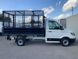 VOLKSWAGEN CRAFTER CR35 2.0 TDI 140 BHP SINGLE CAB STARTLINE CAGE TIPPER **EURO 6 ** - 3123 - 9