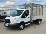 FORD TRANSIT 350 2.2 125 BHP EURO 5 ENGINE ALLOY CAGE TIPPER **RWD** **TWIN REAR WHEEL** 1350 KG PAYLOAD ** - 3100 - 3
