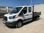 FORD TRANSIT 350 2.0 130 BHP L3 DOUBLE CAB STEEL BODY TIPPER ** EURO 6 ** - 3024 - 3