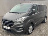 FORD TRANSIT CUSTOM 320 2.0 130 BHP L2 LWB LIMITED DOUBLE CAB VAN ECOBLUE **  - 3284 - 3