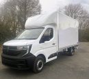 RENAULT MASTER ADVANCE 2.3 145BHP EURO 6 ENGINE, 4.1 METRE GRP LUTON + 500KG DEL LIFT ** NEW UNREGISTERED ** DRIVERS PACK ** A/C ** SAT NAV ** CRUISE CONTROL ** - 3384 - 3