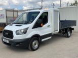 FORD TRANSIT 350 L3 2.0 TDCI 130 BHP SINGLE CAB TIPPER + TOOL BOX    - 3060 - 3
