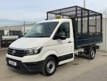 VOLKSWAGEN CRAFTER CR35 2.0 TDI 140 BHP SINGLE CAB STARTLINE CAGE TIPPER **EURO 6 ** - 3123 - 4