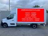 RENAULT MASTER  4.1 METRE GRP FULL CLOSURE LUTON ** EURO 6.3 ENGINE ** BRAND NEW ** DRIVERS PACK ** A/C ** CRUISE CONTROL ** - 2849 - 5