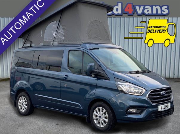 Used FORD TRANSIT CUSTOM 320 L1H1 SWB 2.0 130 AUTO LIMITED 4 BERTH CAMPERVAN ** A/C ** TAILGATE ** NO VAT ** for Sale