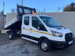 FORD TRANSIT 350 LEADER 130 BHP DOUBLE CAB ONE STOP ALLOY TIPPER ** TWIN REAR WHEELS  - 3176 - 12