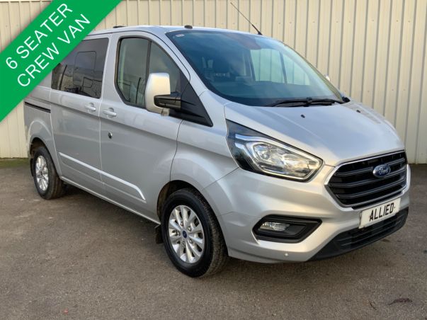 Used FORD TRANSIT CUSTOM 300 2.0 130 BHP LIMITED 6 SEAT DOUBLE CAB ** EURO 6 ** for Sale