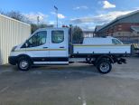 FORD TRANSIT 350 LEADER 130 BHP DOUBLE CAB ONE STOP ALLOY TIPPER ** TWIN REAR WHEELS  - 3176 - 5