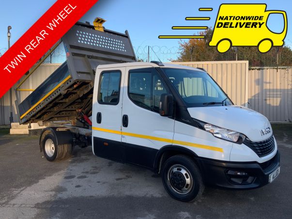 Used IVECO DAILY 35C14 2.3 DCI DOUBLE CAB ALLOY TIPPER ** TWIN REAR WHEEL ** for Sale